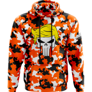 Halloween Camo Orange Man Bad Hoodie