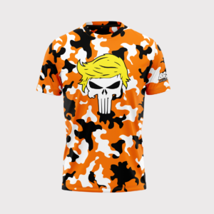 Halloween Camo Orange Man Bad T-Shirt