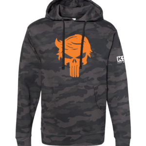 Orange Man BAD Dark Camo Hoodie