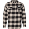 Cream and Black Check Flannel Shirt