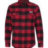 Red and Black Check Flannel Shirt