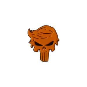 Orange Man Bad Punisher Pin