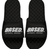 Black Slides with Based Logo