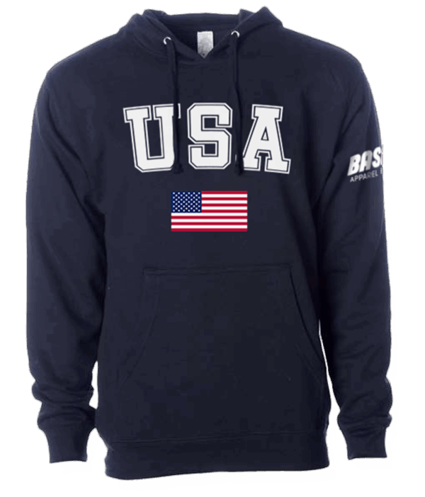 Classic USA Hoodie - Navy