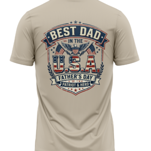Best Dad | Patriot & Hero Tee